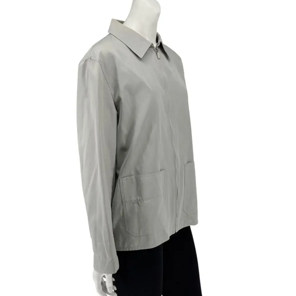 Chanel Identification Pale Grey Zip Jacket – FR 44